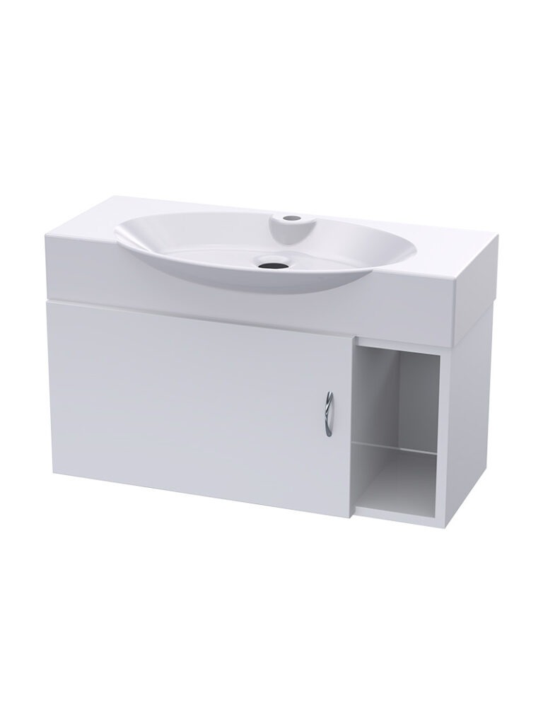 Murcia 680  Wall Mount Unit For STR4282A Basin – White