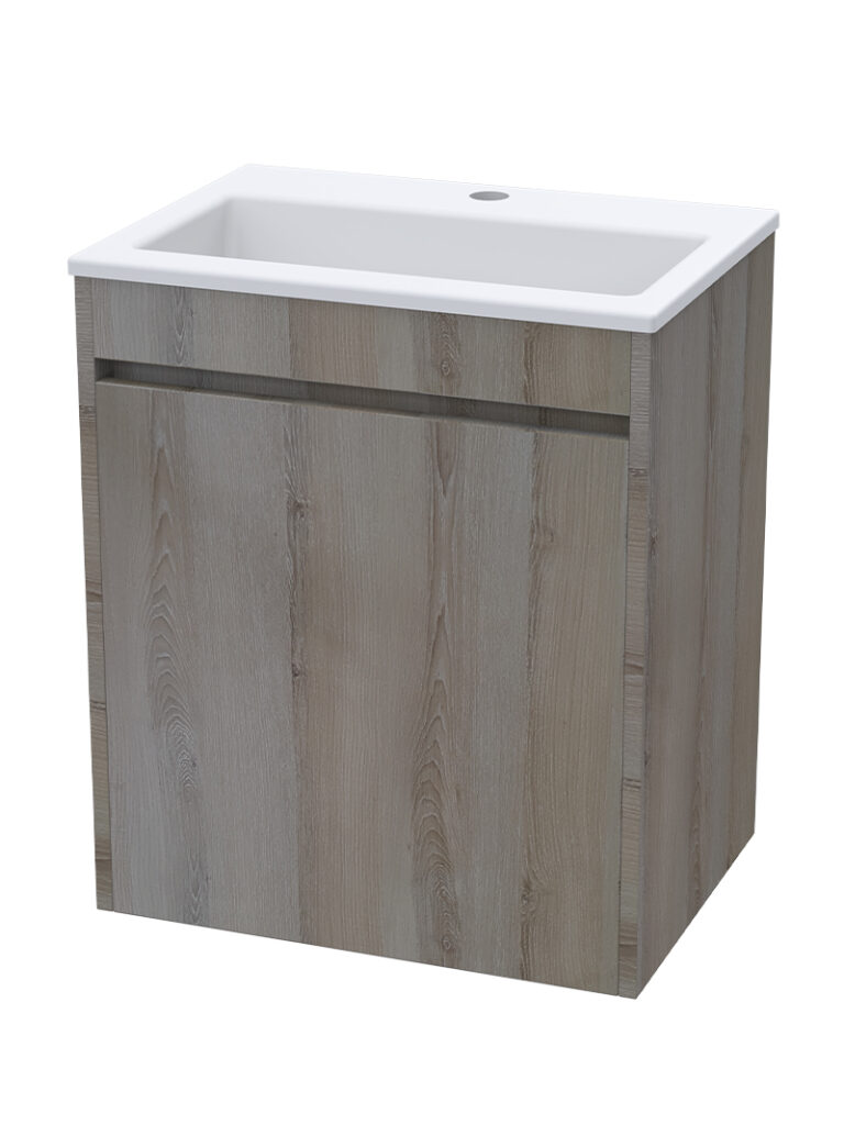 Eden 500 Wall Hung Unit Incl Basin – Stone